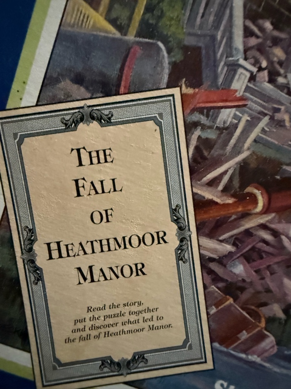The fall of heathmoor manor 1000 piece jigsaw puzzle - Picture 3 of 8